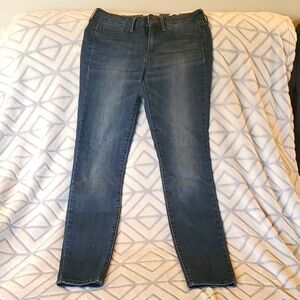 Jessica Simpson Kiss Me Super Skinny jeans, stretchy, med-dark wash denim